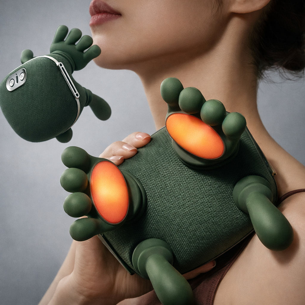 Neck Restore PRO™ 3-in-1 & Feels Like Real Hands – Deep Neck Relief in Minutes