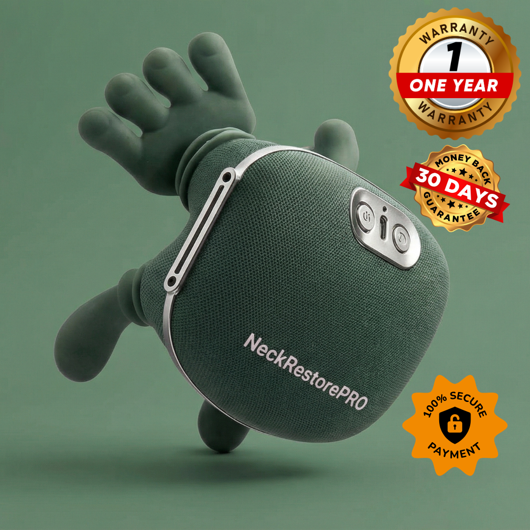 Neck Restore PRO™ 3-in-1 & Feels Like Real Hands – Deep Neck Relief in Minutes