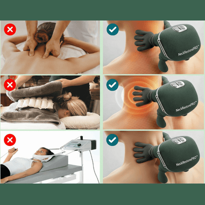 Neck Restore PRO™ 3-in-1 & Feels Like Real Hands – Deep Neck Relief in Minutes